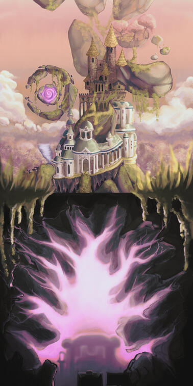 Collaboration with CarrionCorvid for Views of Hermitcraft Calendar. Personally illustrated the layout and collaborated on the final render.